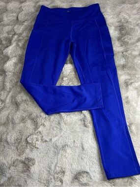 Active USA Cobalt High-Rise Performance Leggings-0073